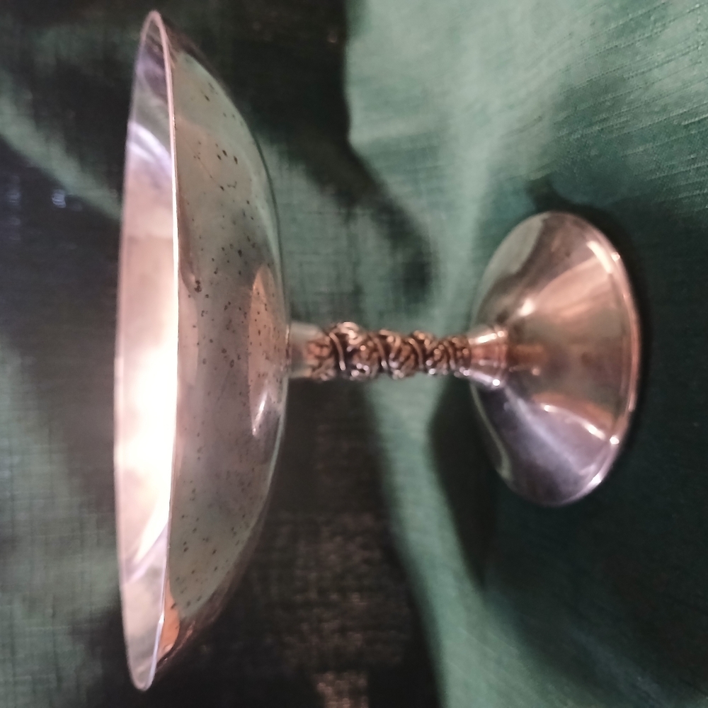 Valero Vintage EPB Silver Pedastal Candy/Nut Dish